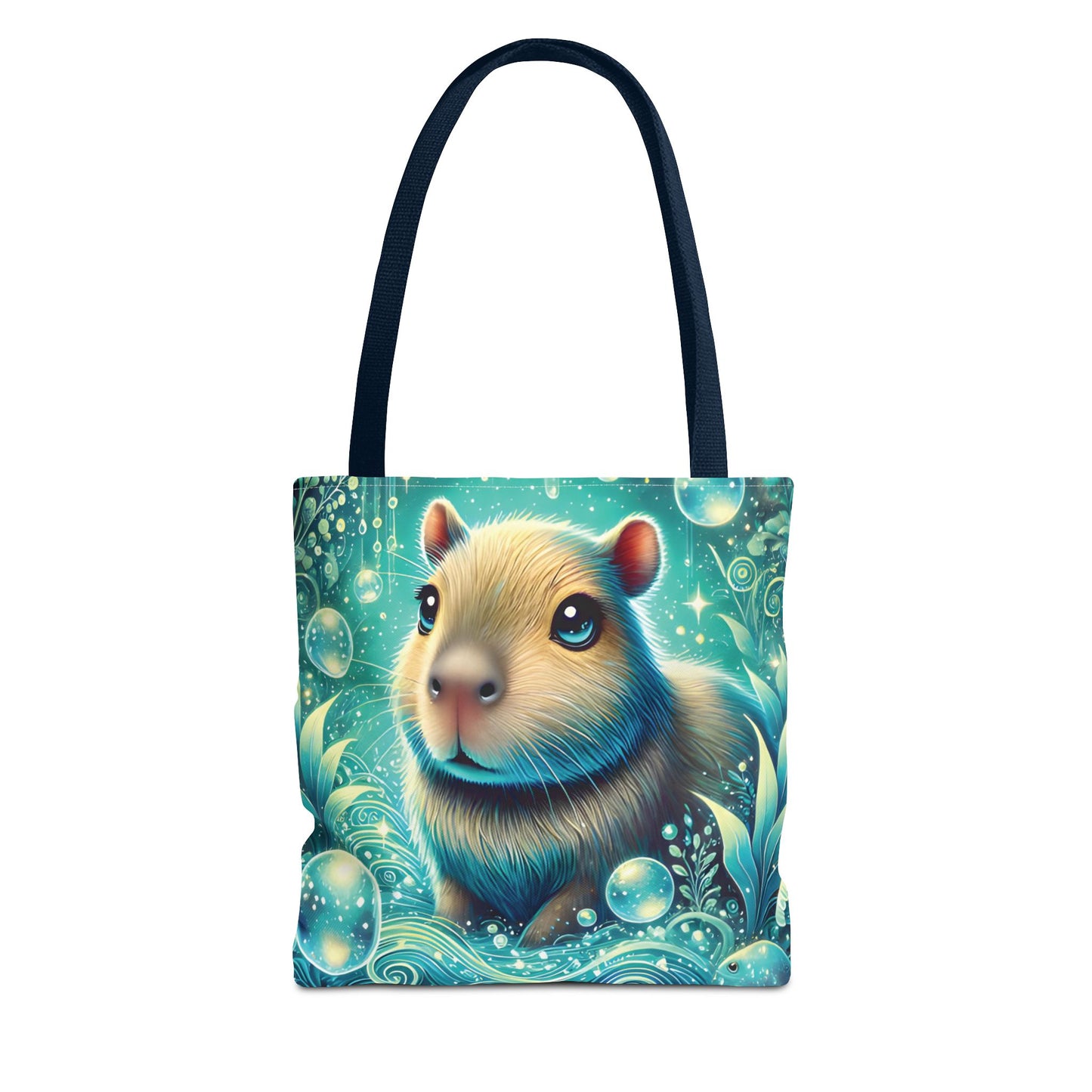 Magical Underwater Capybara Tote Bag