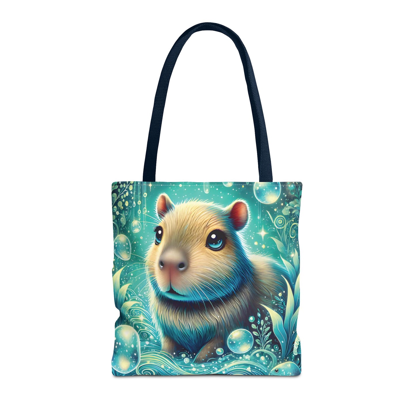 Magical Underwater Capybara Tote Bag