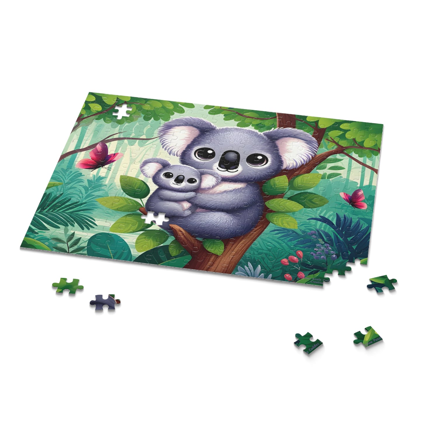 Kawaii Koala Cuddles Jigsaw Puzzle