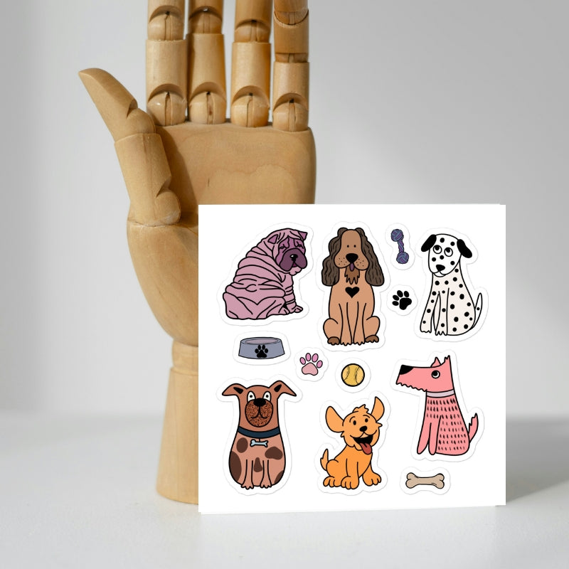 Adorable Dog Pals Sticker Sheet