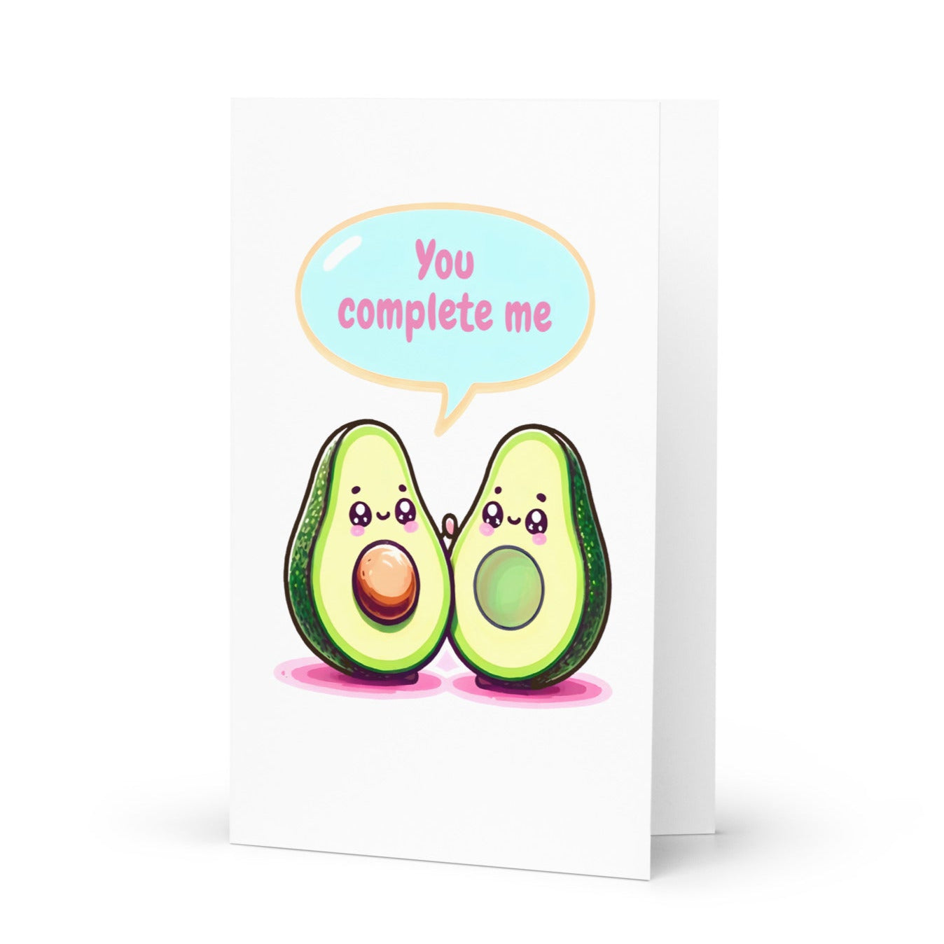 You Complete Me - Avocado Halves Anniversary Card
