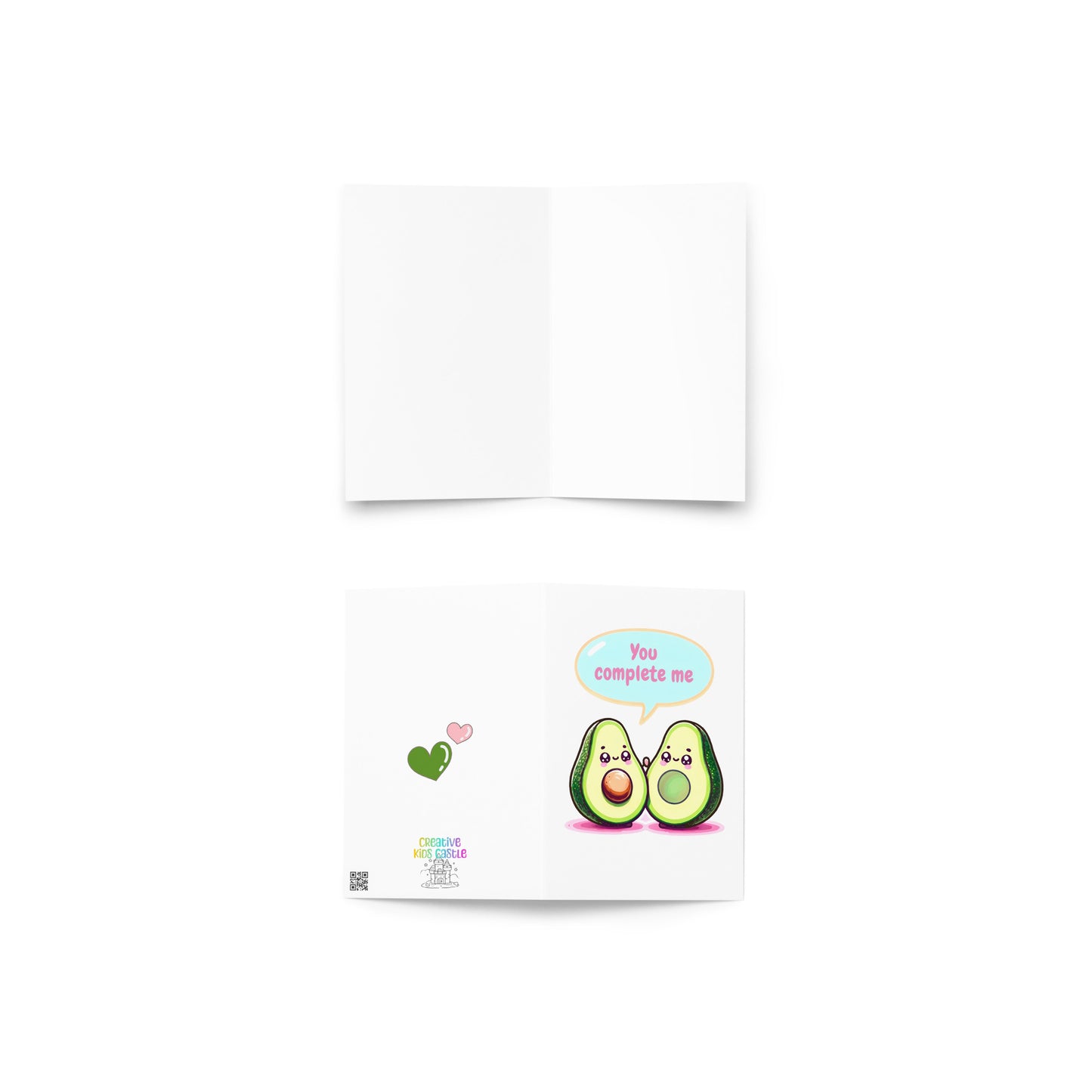 You Complete Me - Avocado Halves Anniversary Card