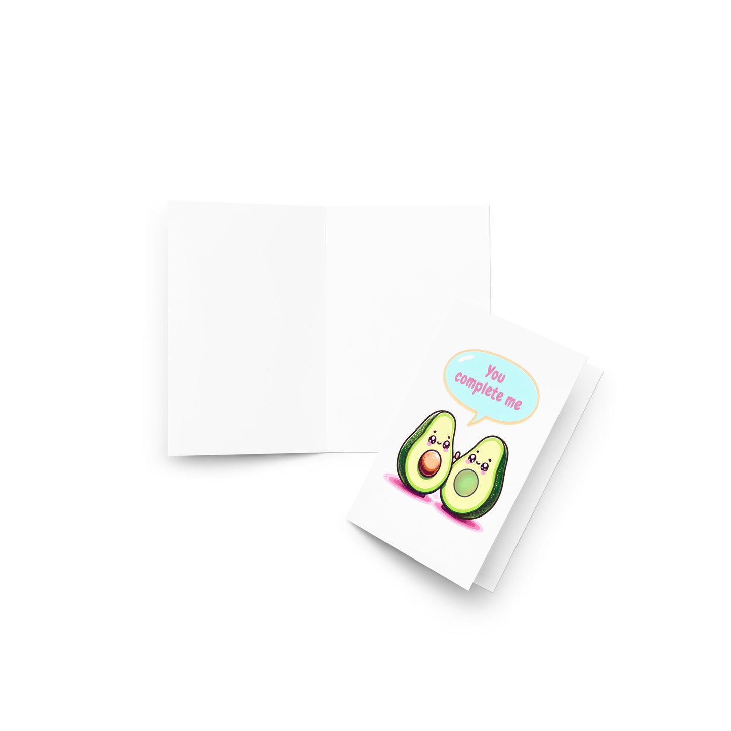 You Complete Me - Avocado Halves Anniversary Card