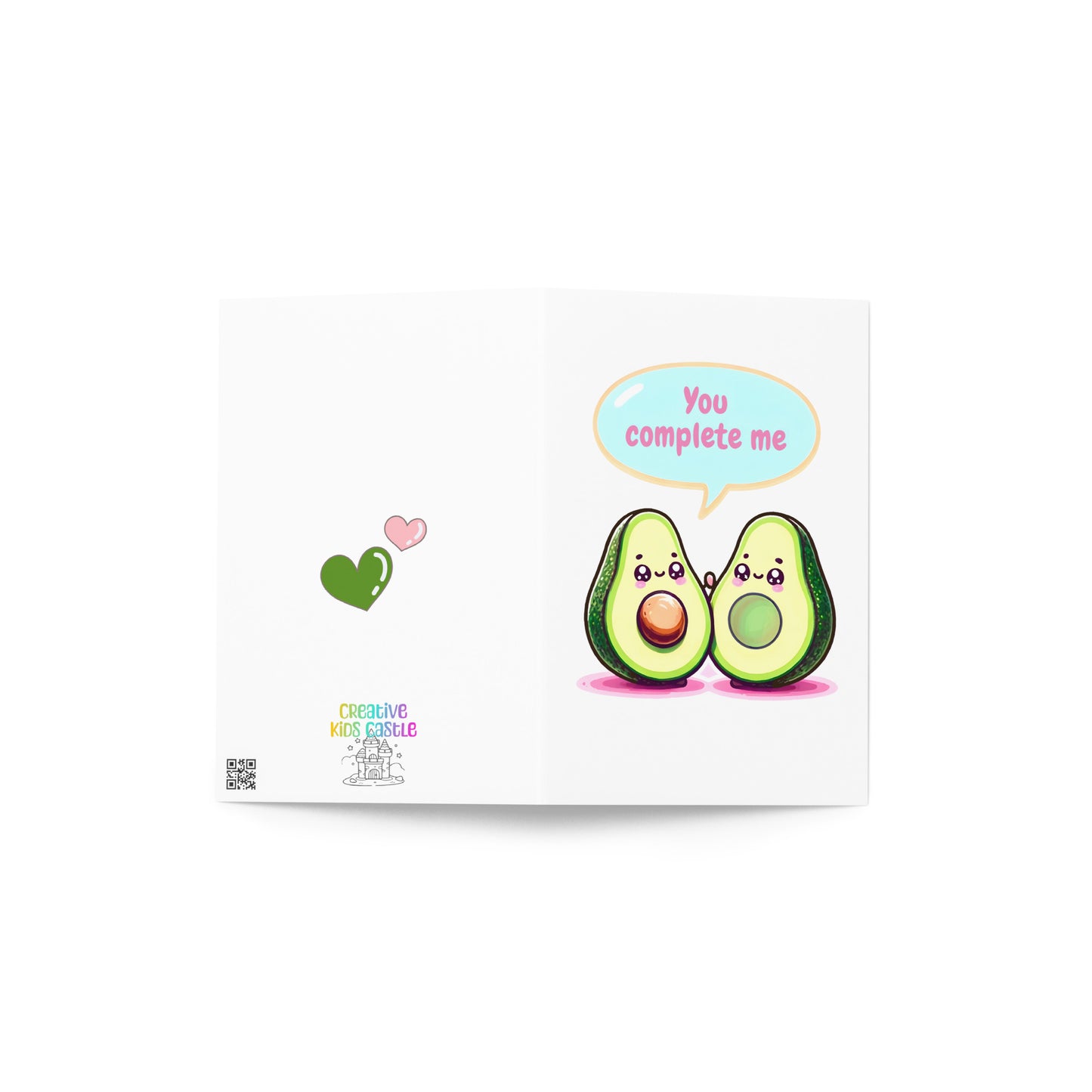 You Complete Me - Avocado Halves Anniversary Card