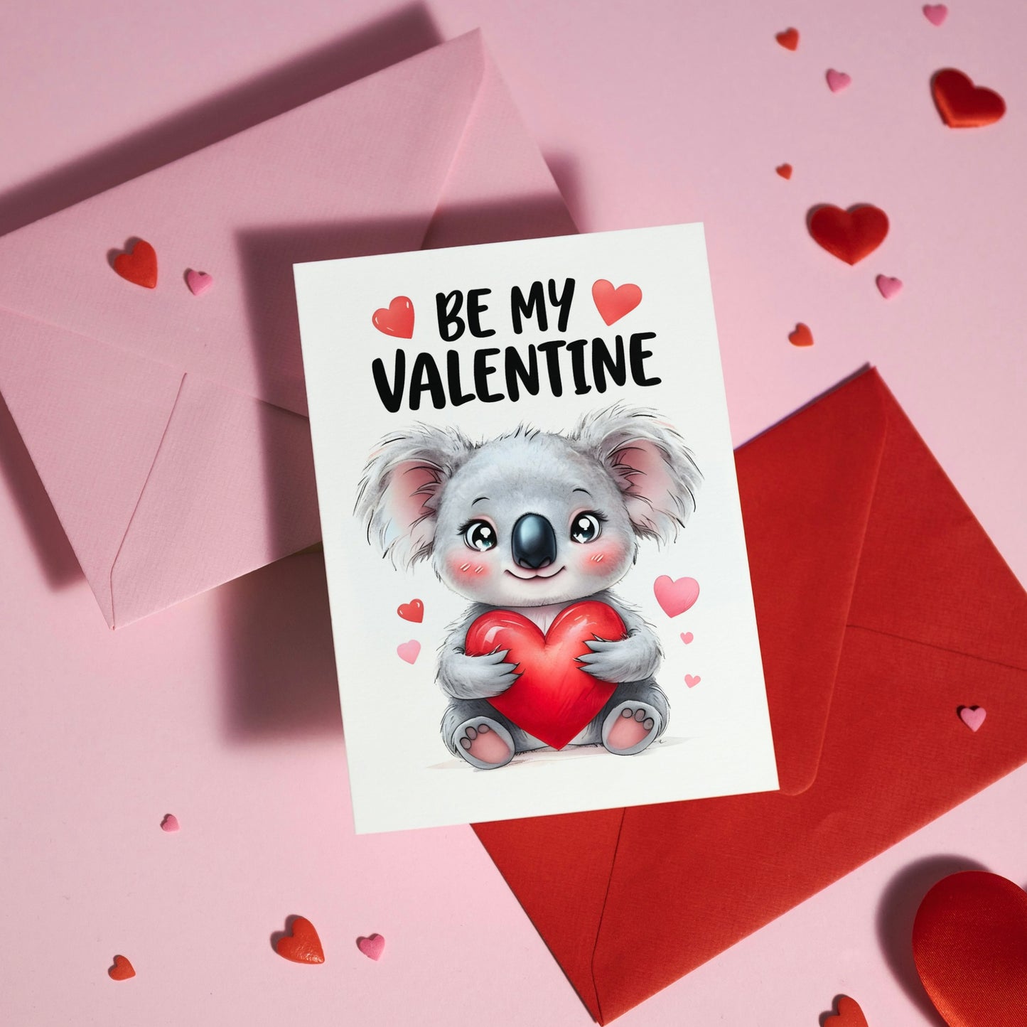 Cute Koala "Be my Valentine" Card