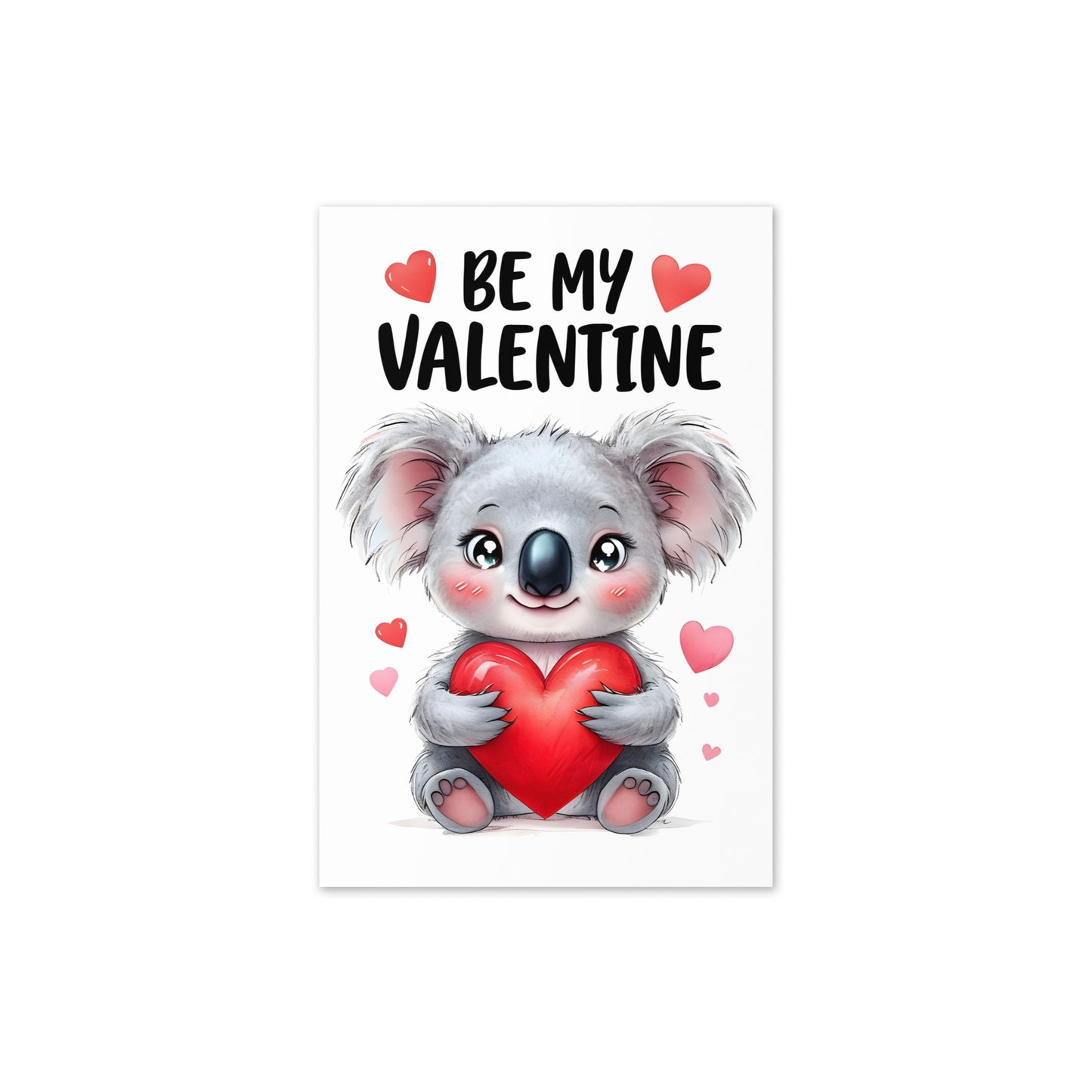 Cute Koala "Be my Valentine" Card