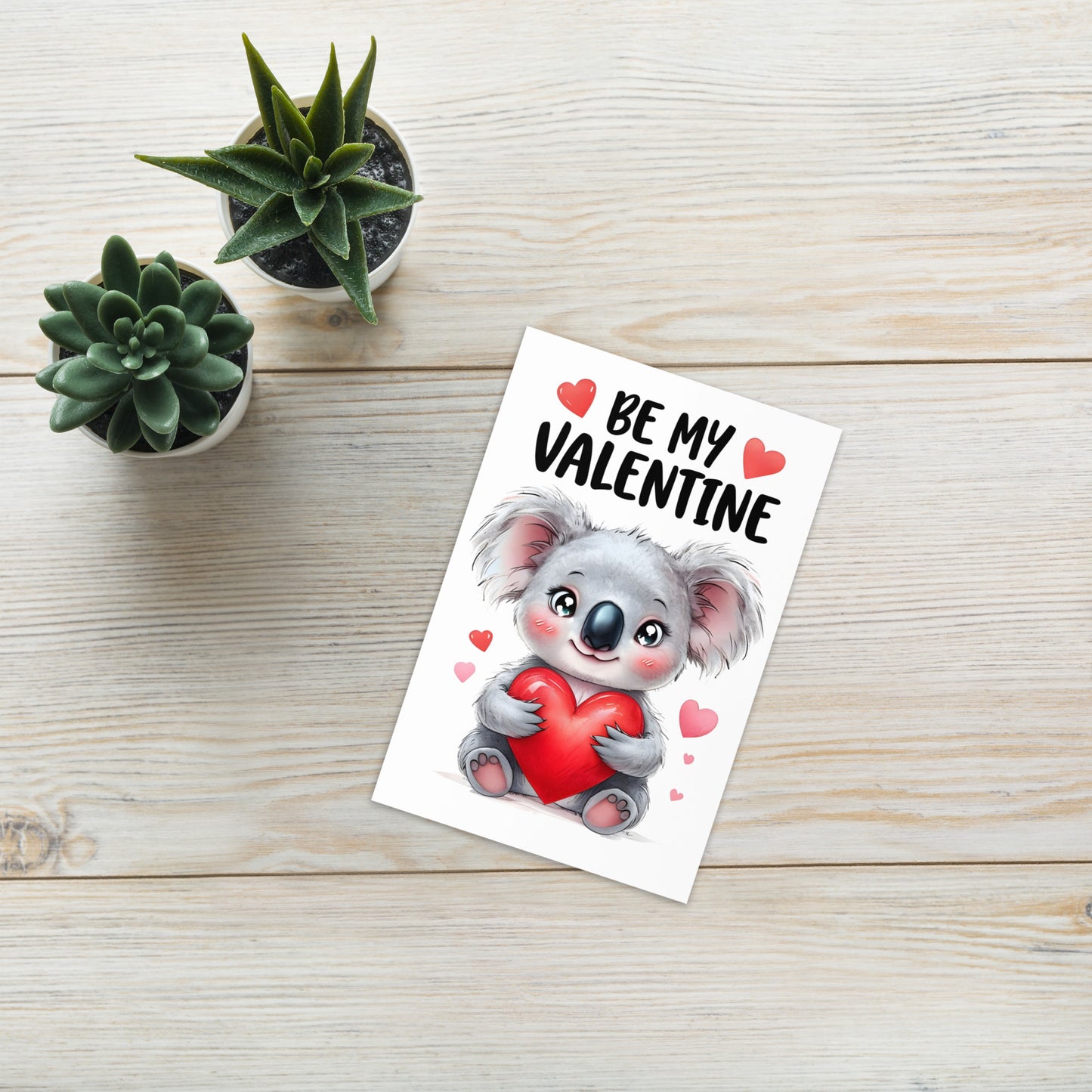Cute Koala "Be my Valentine" Card