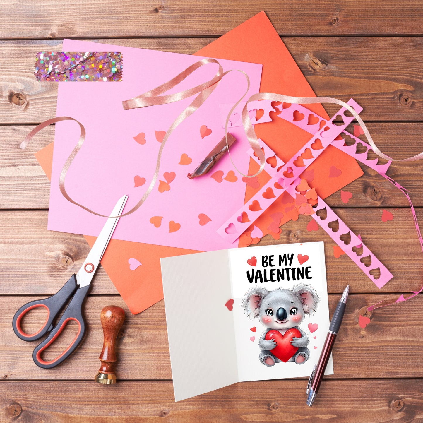 Cute Koala "Be my Valentine" Card
