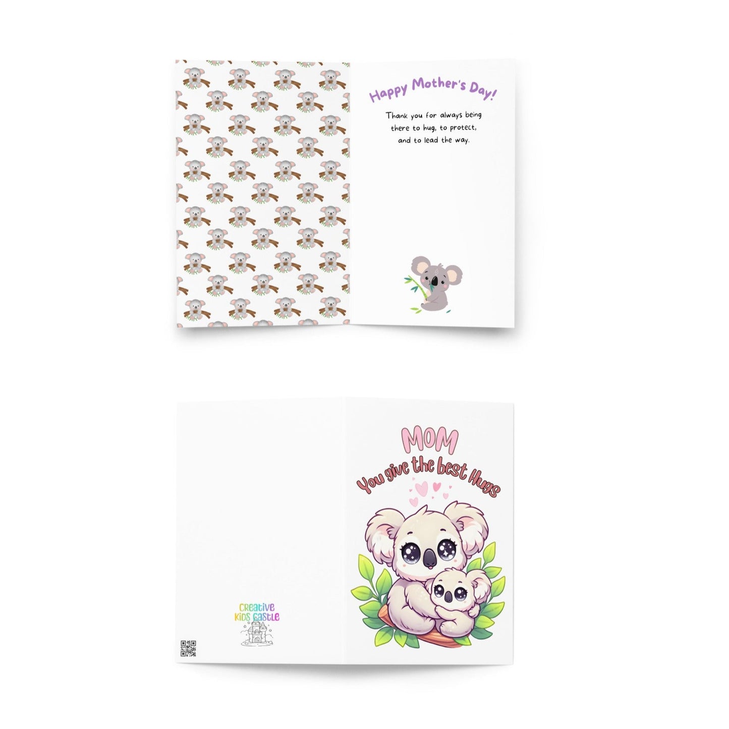Best Koala Hugs Mother's Day Card