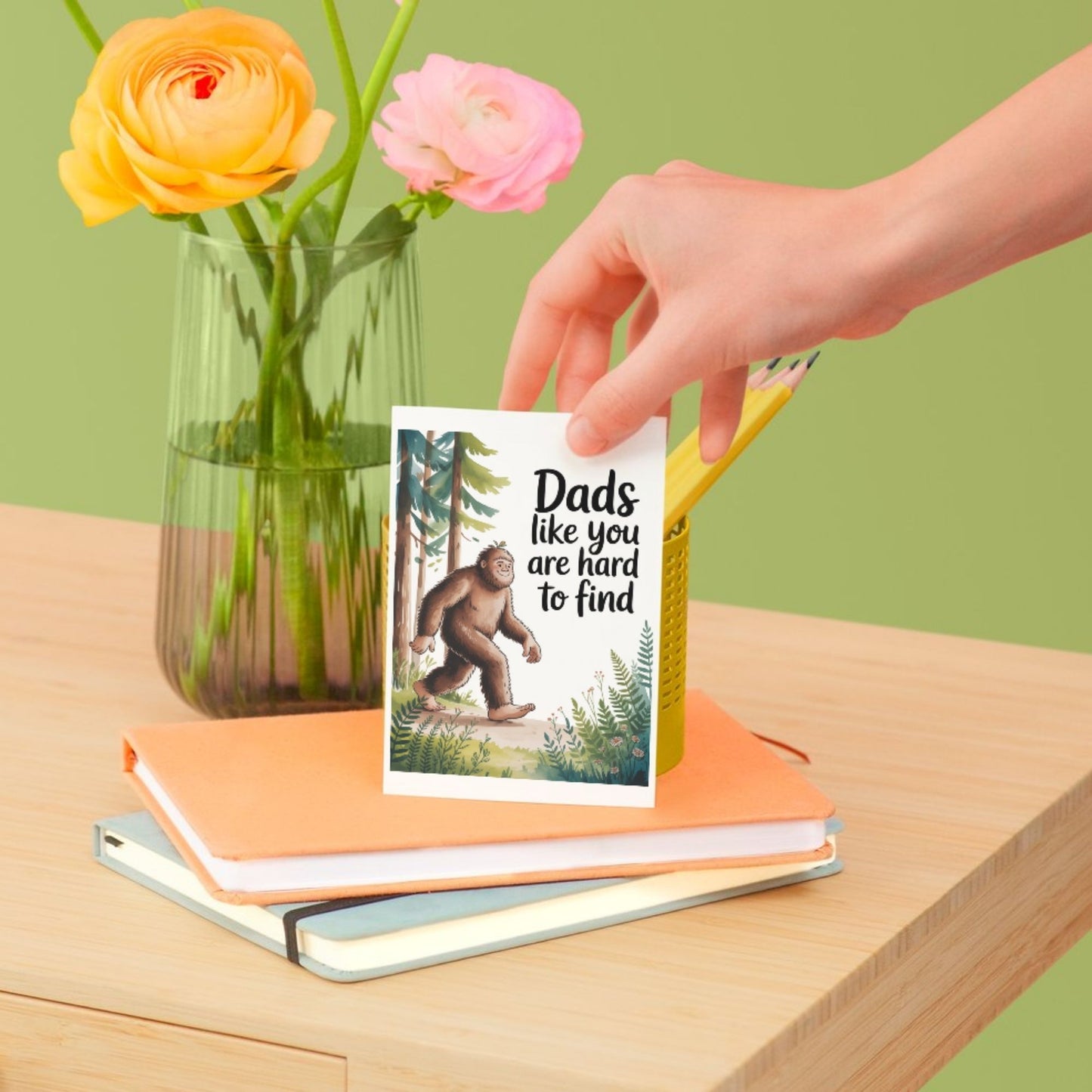 Bigfoot Father's Day or Birthday Card