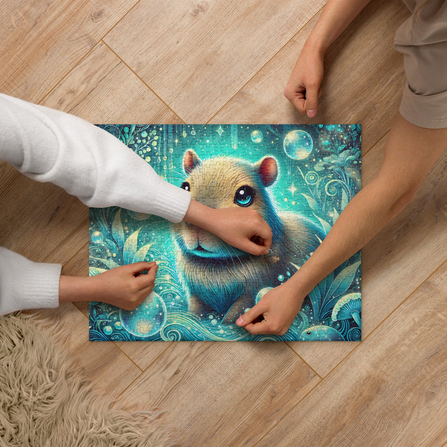 Capybara Magical Underwater Dreamscape Puzzle