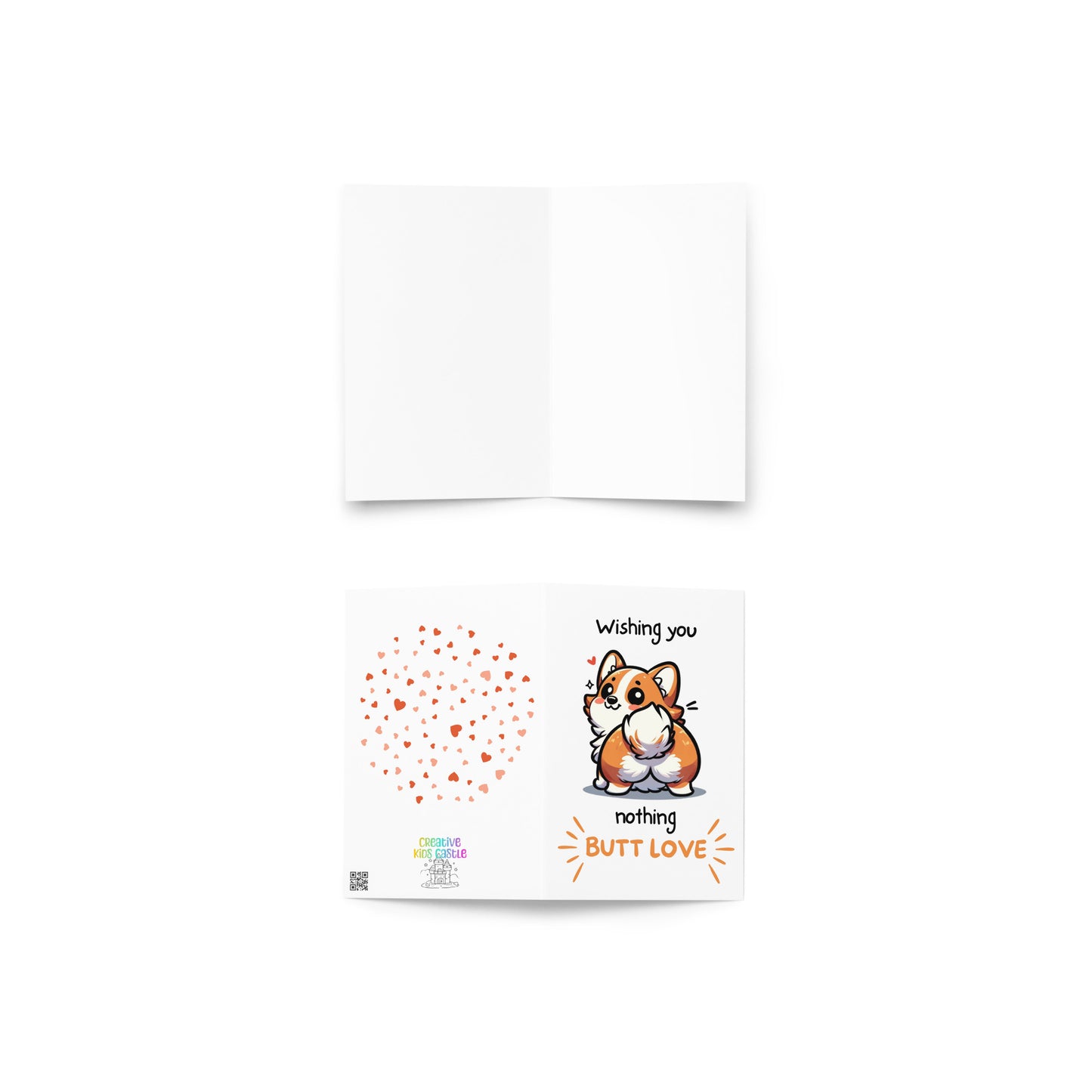 Nothing Butt Love Corgi Funny Anniversary Greeting Card