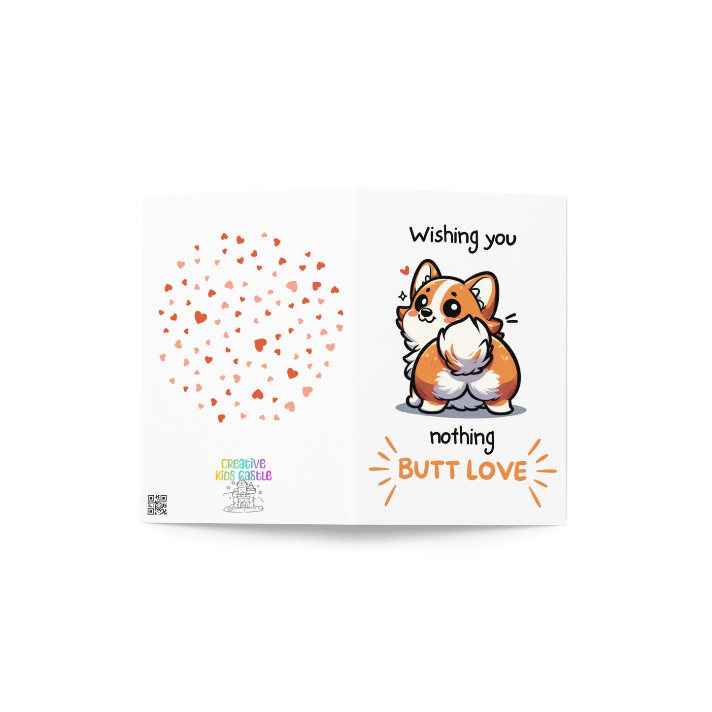 Nothing Butt Love Corgi Funny Anniversary Greeting Card