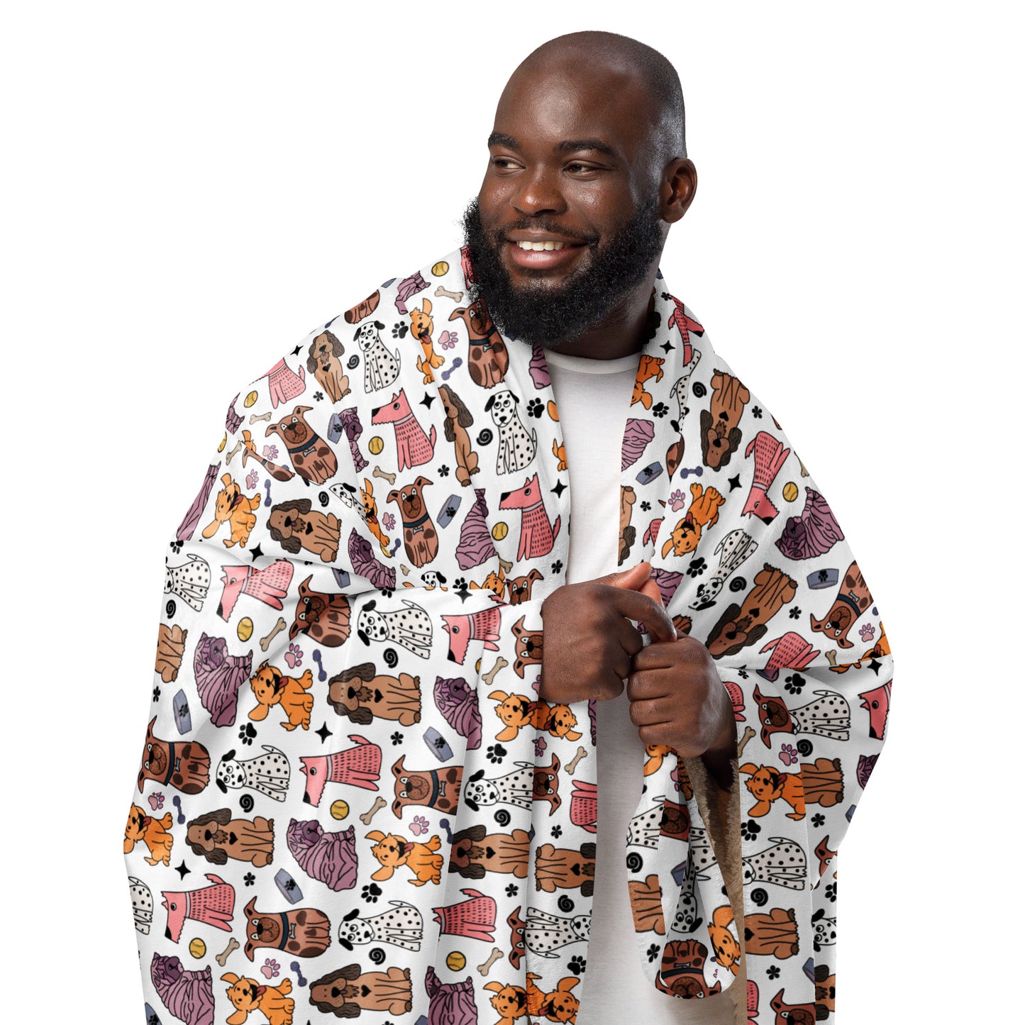 Cozy Dog Pals Sherpa Blanket