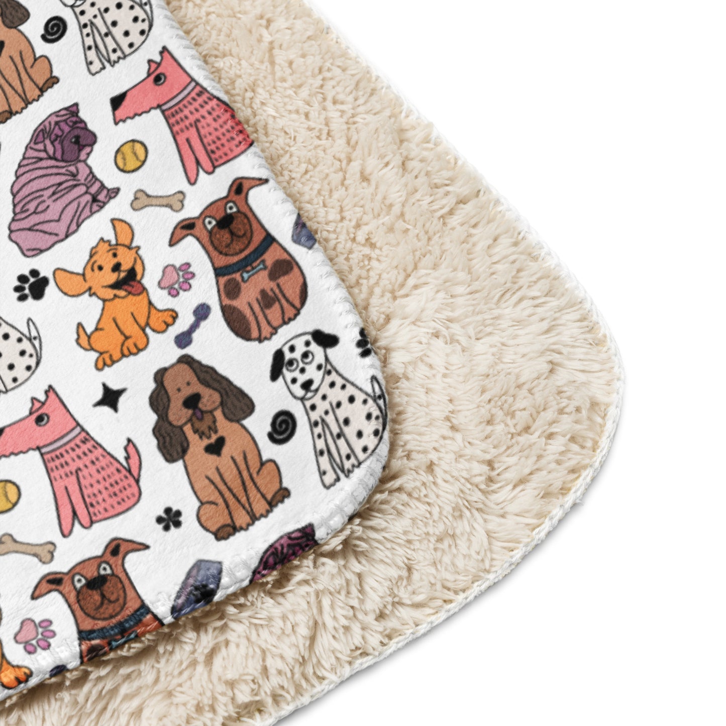 Cozy Dog Pals Sherpa Blanket
