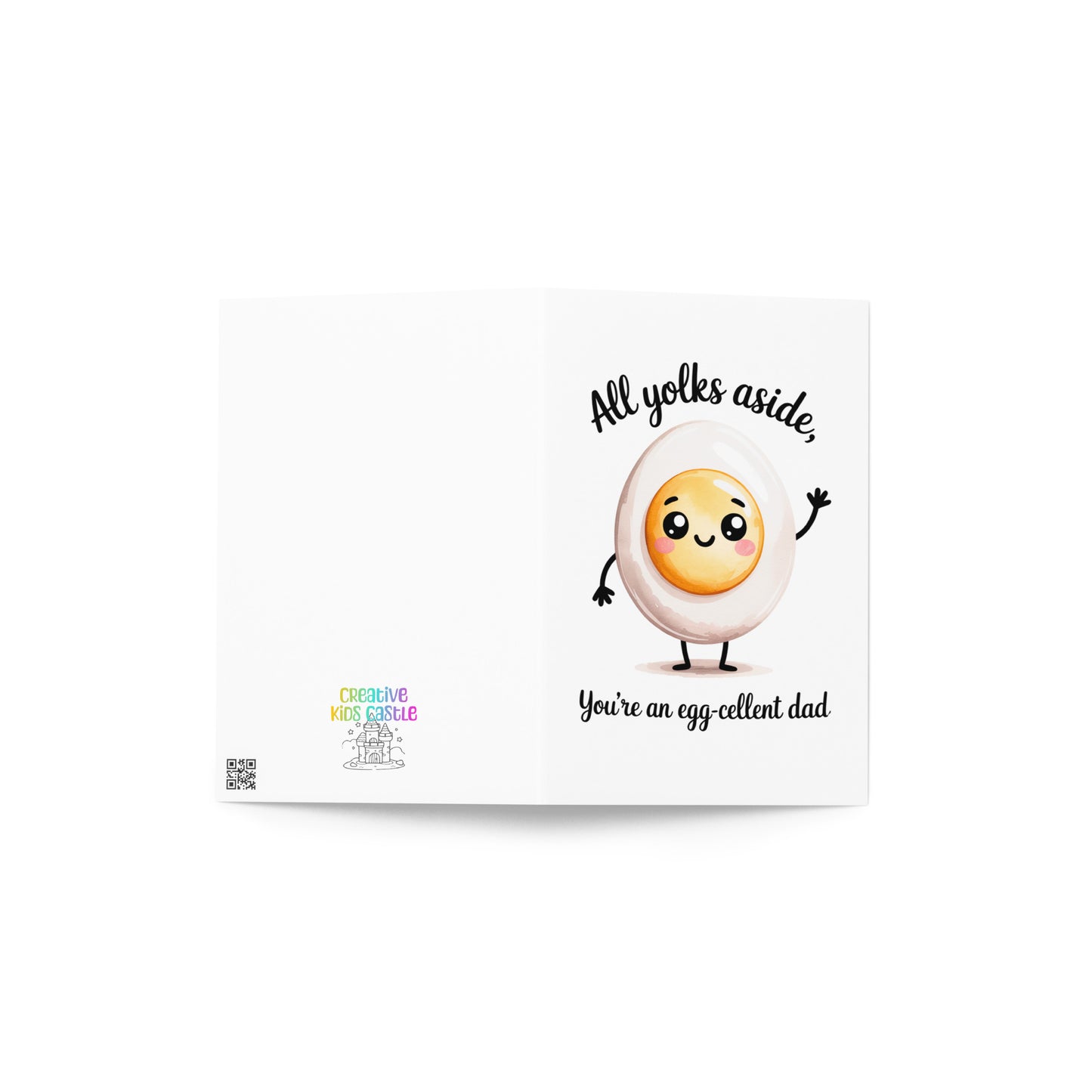 Dad Jokes Funny Egg Fathers Day Card