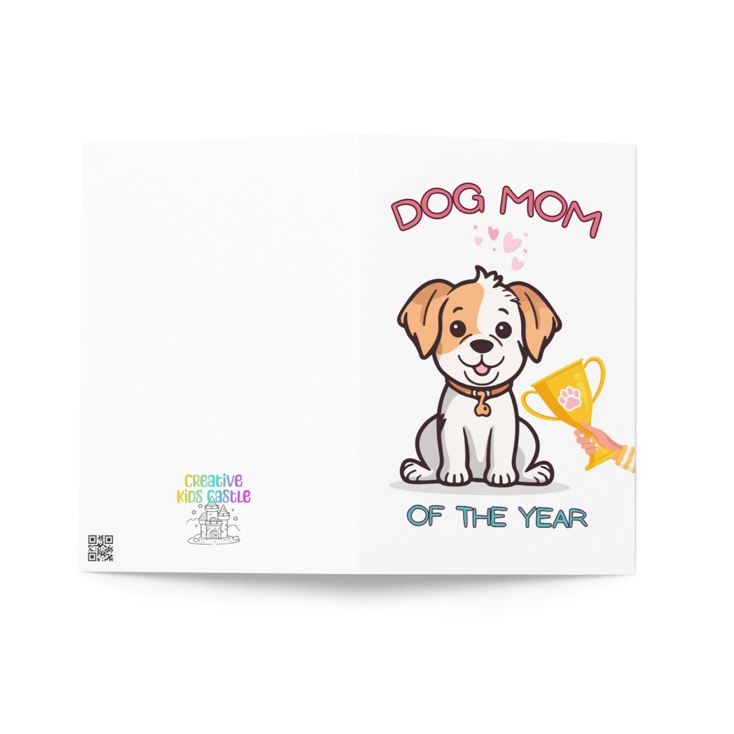 Dog Mom of the Year Greeting Card