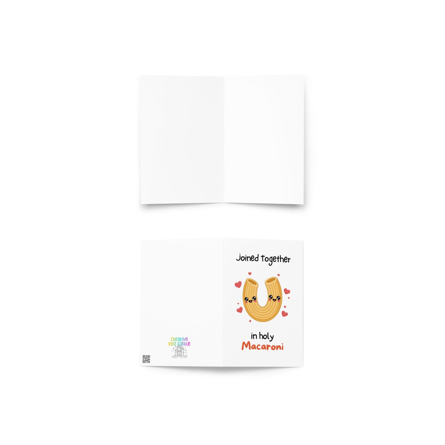 Holy Macaroni Funny Wedding Anniversary Card
