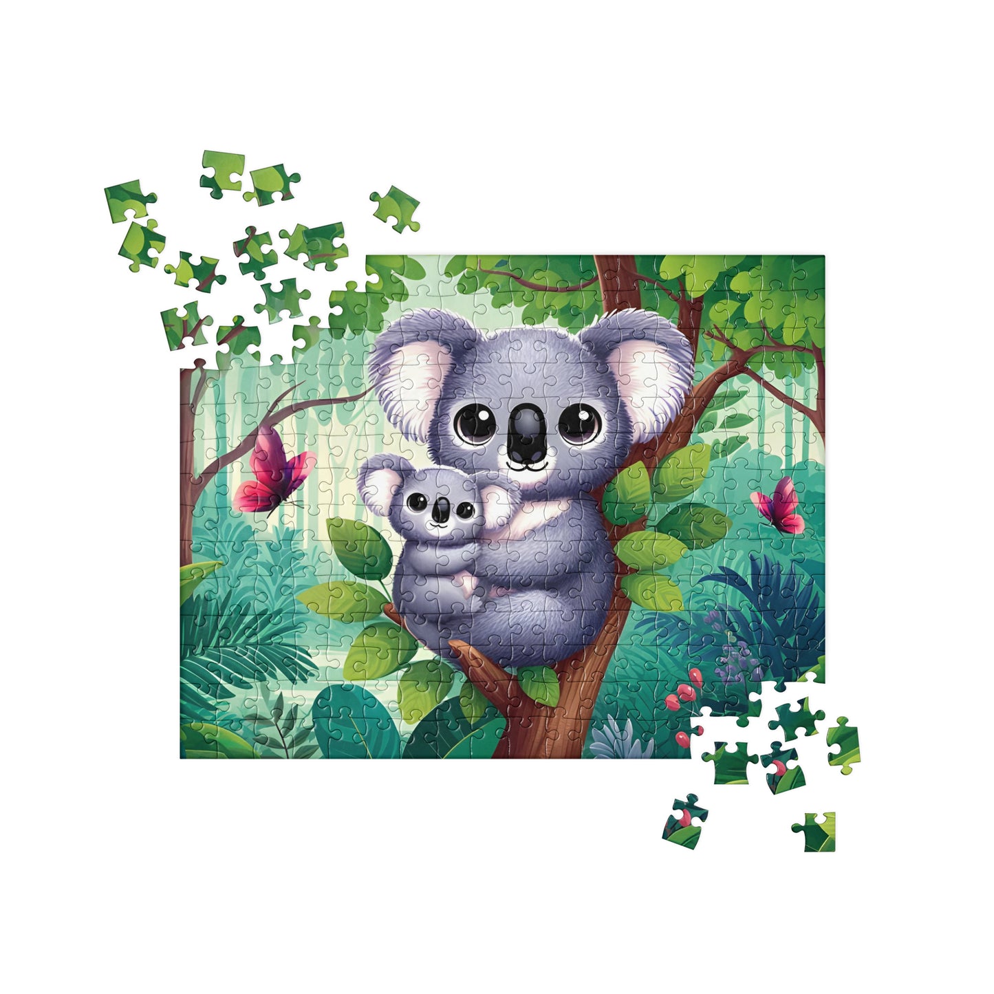 Kawaii Koala Cuddles Jigsaw Puzzle