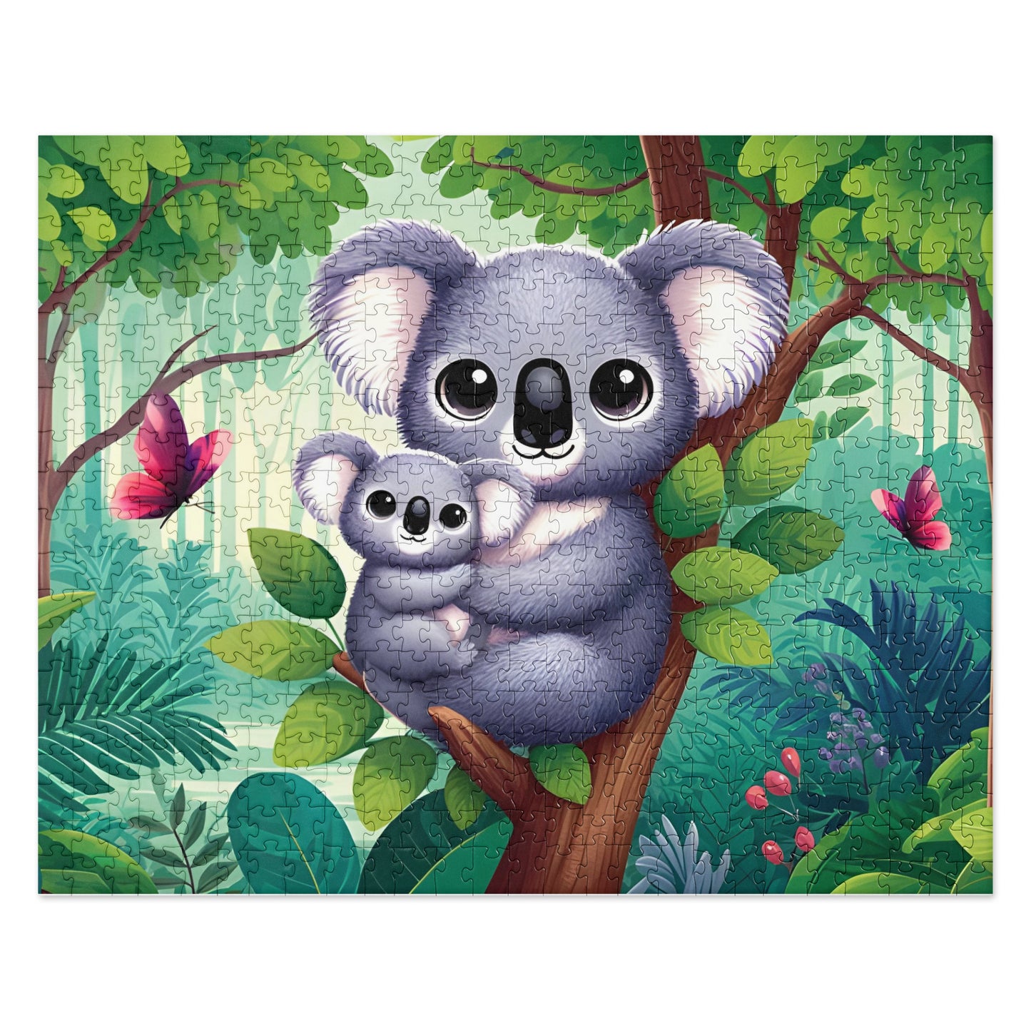 Kawaii Koala Cuddles Jigsaw Puzzle
