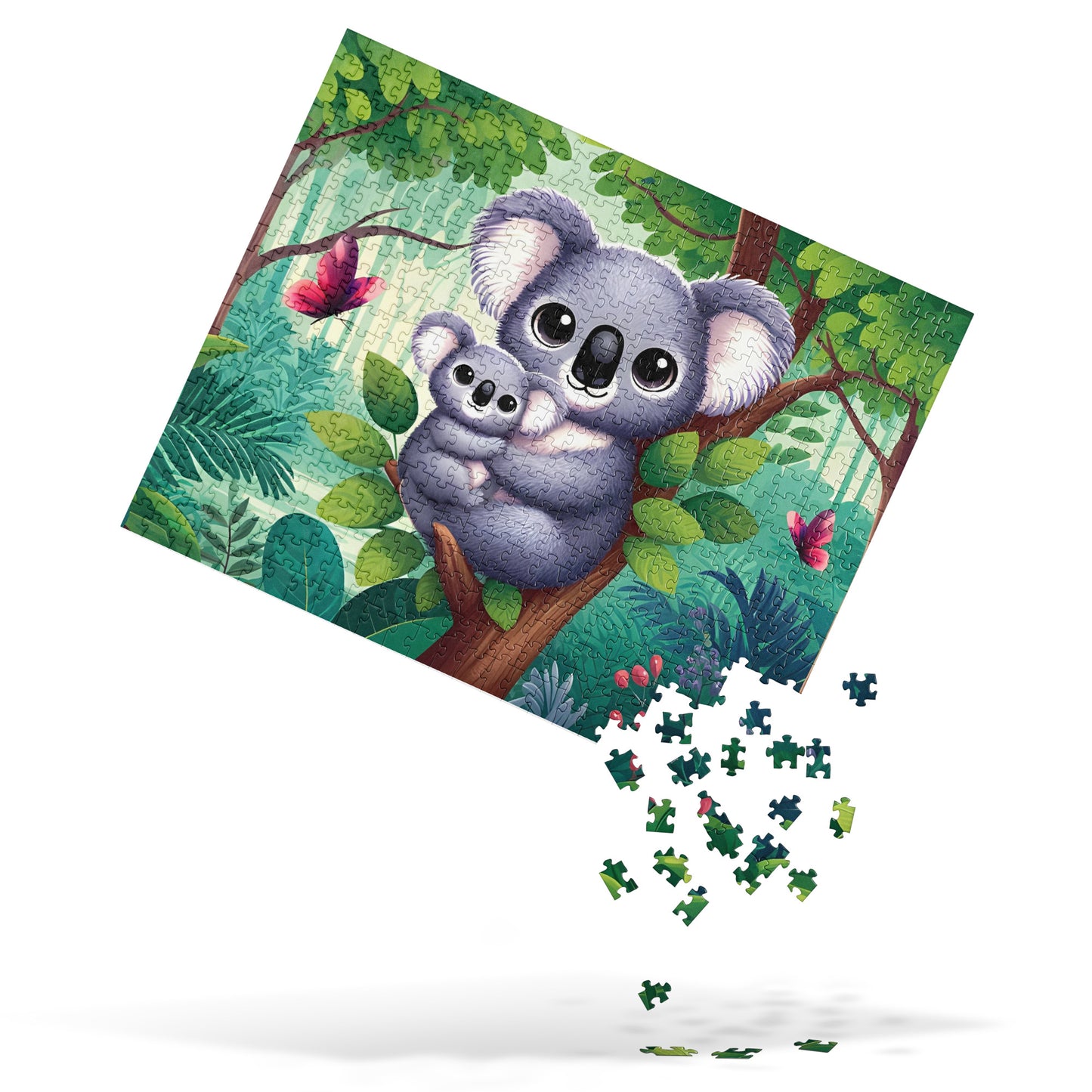 Kawaii Koala Cuddles Jigsaw Puzzle