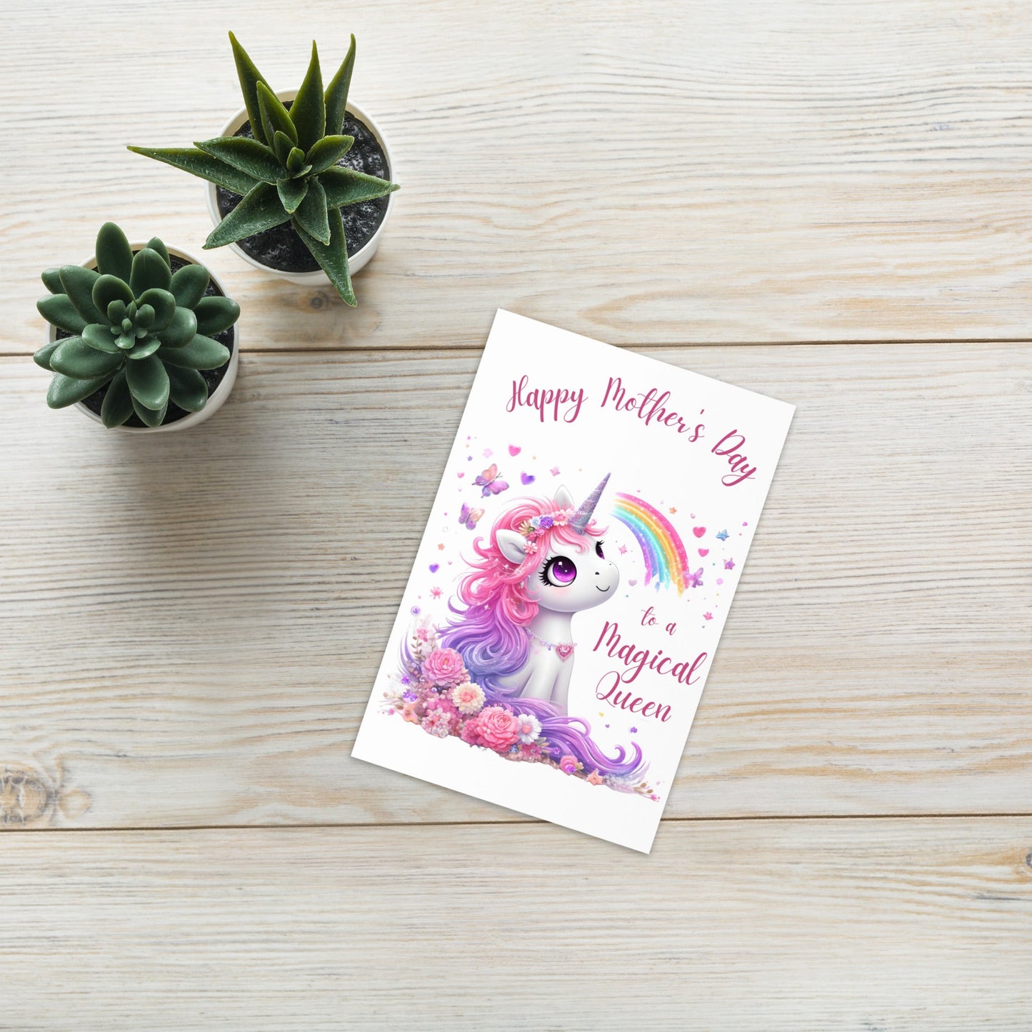 Magical Mom Unicorn Mother's Day Card - Digital Download - Print at Home