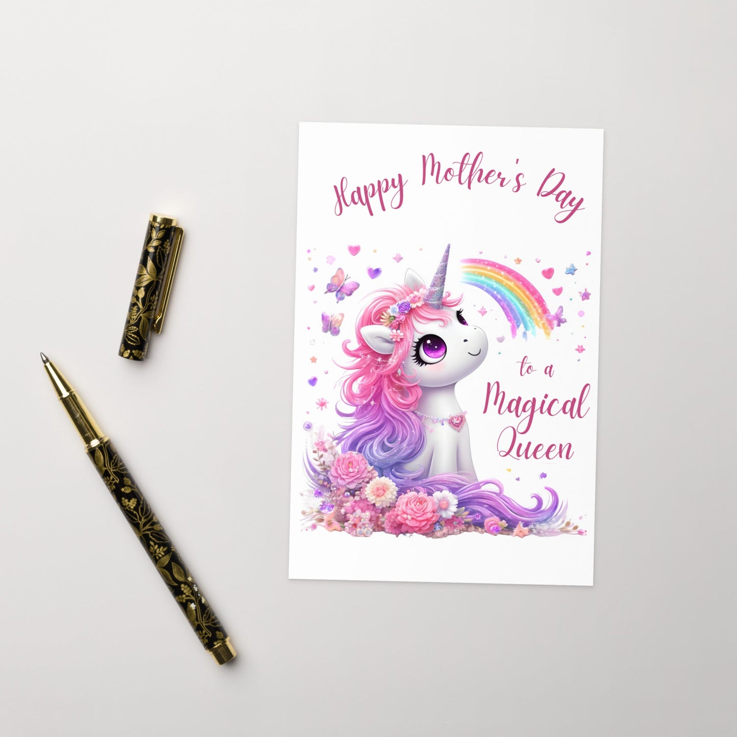 Magical Mom Unicorn Mother's Day Card - Digital Download - Print at Home