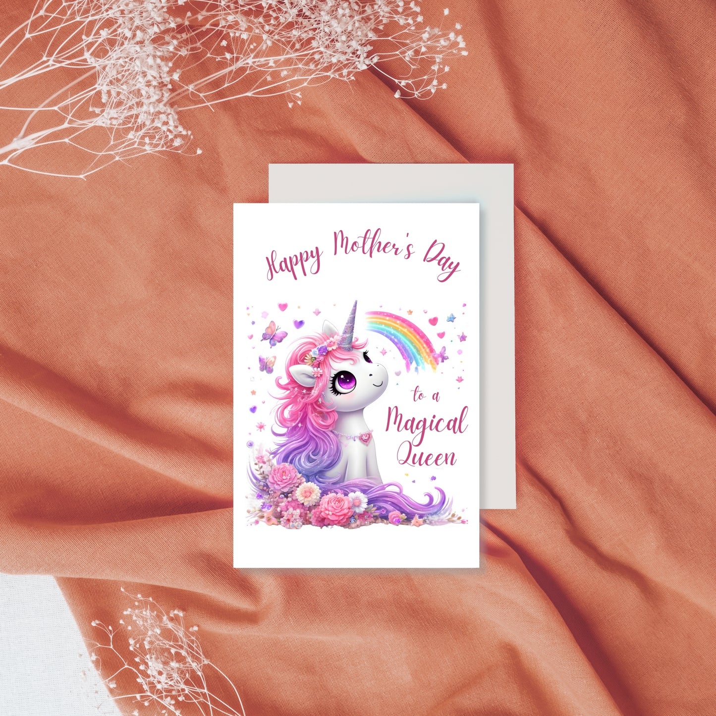 Magical Mom Unicorn Mother's Day Card - Digital Download - Print at Home