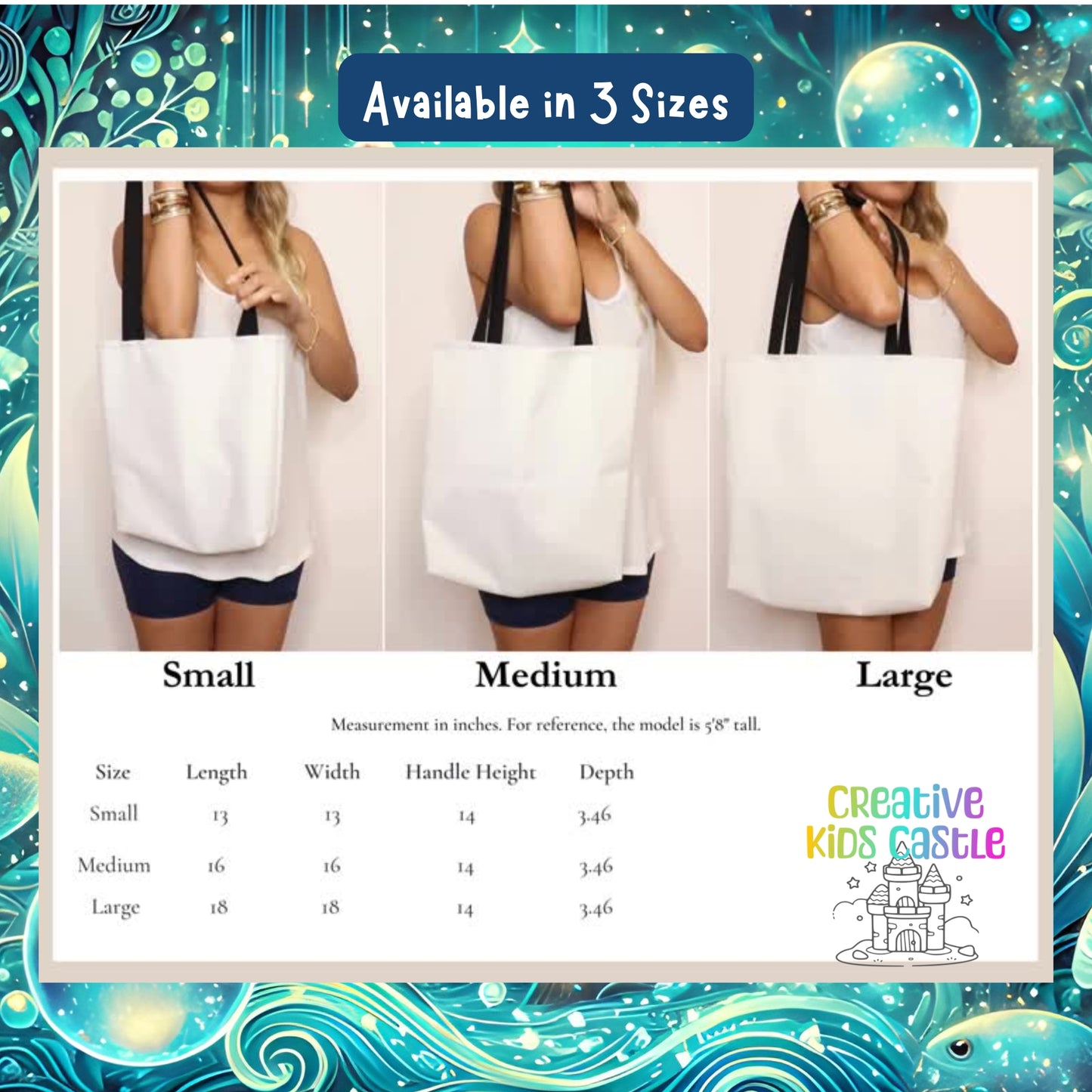 Magical Underwater Capybara Tote Bag