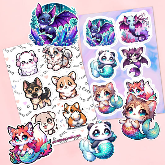 Discover the World of Cute Kawaii Stickers for all!