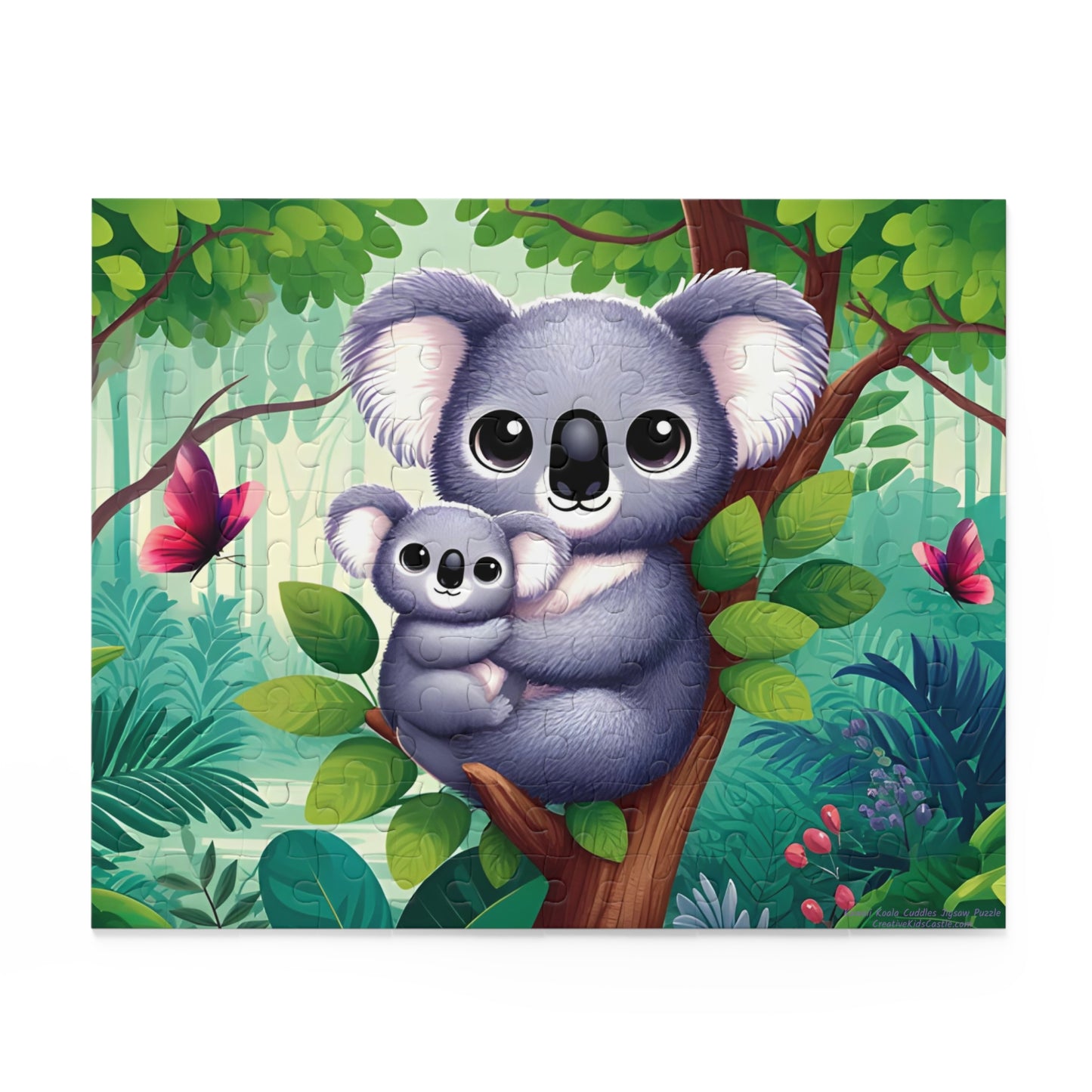 Kawaii Koala Cuddles Jigsaw Puzzle