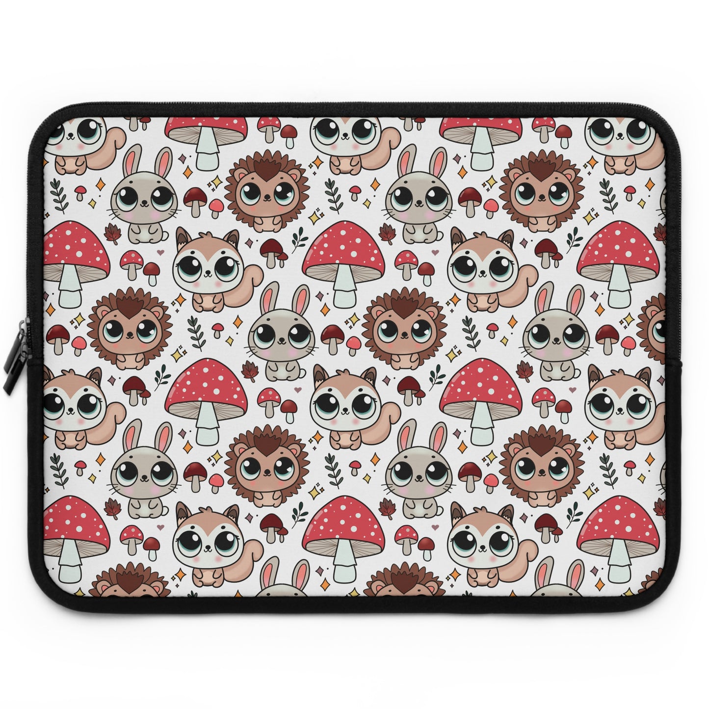 Cute Woodland Forest Friends Laptop Sleeve or Tablet Cover