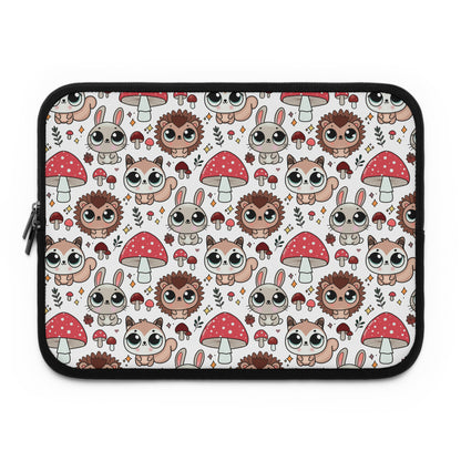 Cute Woodland Forest Friends Laptop Sleeve or Tablet Cover