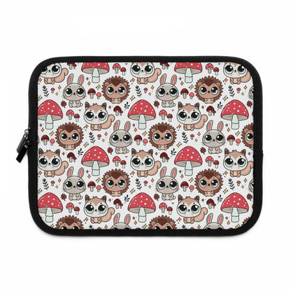 Cute Woodland Forest Friends Laptop Sleeve or Tablet Cover