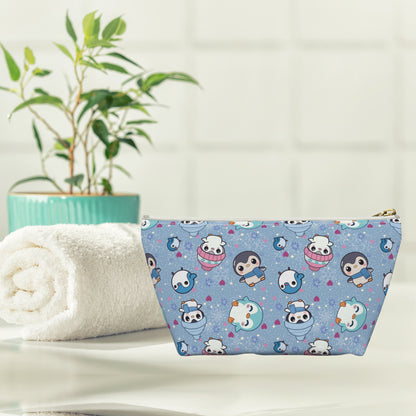 Cute Winter Penguin Accessory Pouch