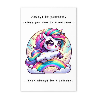 Always be a Unicorn on Clouds Greeting Card