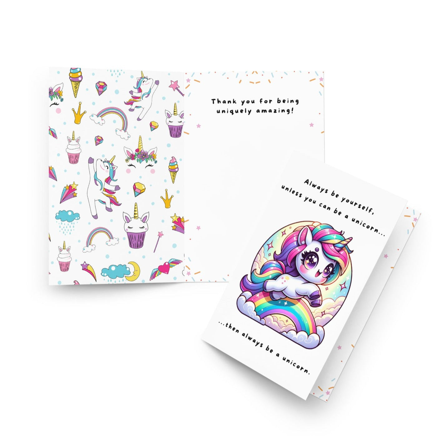 Always be a Unicorn on Clouds Greeting Card