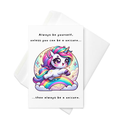 Always be a Unicorn on Clouds Greeting Card