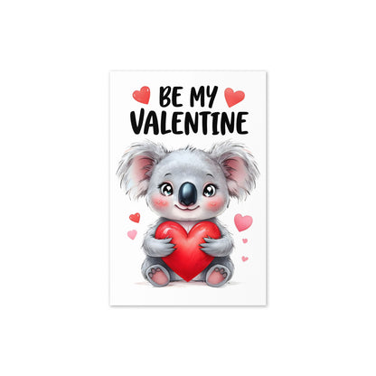 Cute Koala "Be my Valentine" Card