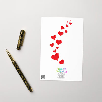 Cute Kitten "Be My Valentine" Card