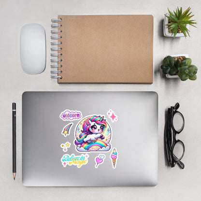 Believe in Magic Unicorn Sticker Sheet