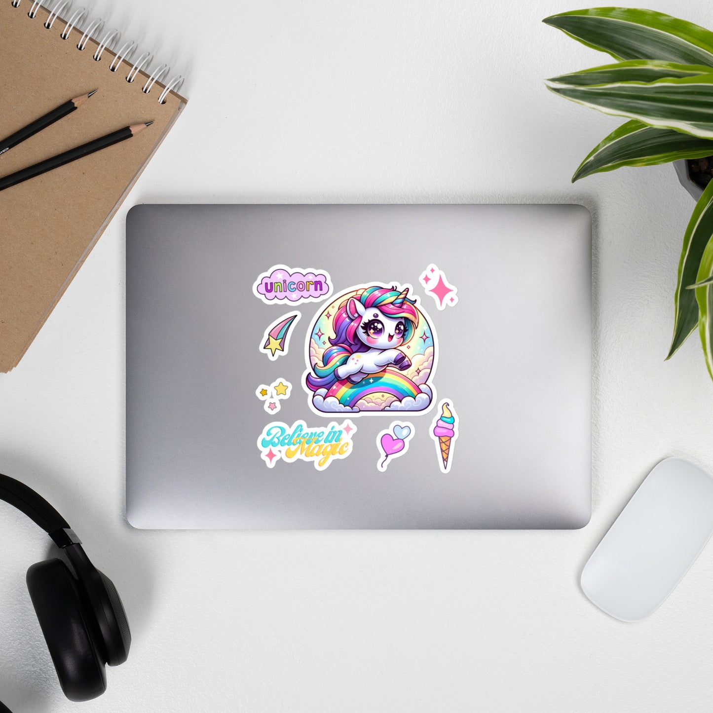 Believe in Magic Unicorn Sticker Sheet