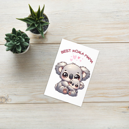 Best Koala Mama Mother's Day Greeting Card