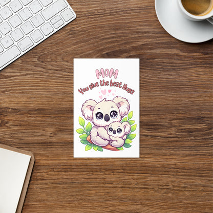 Best Koala Hugs Mother's Day Card