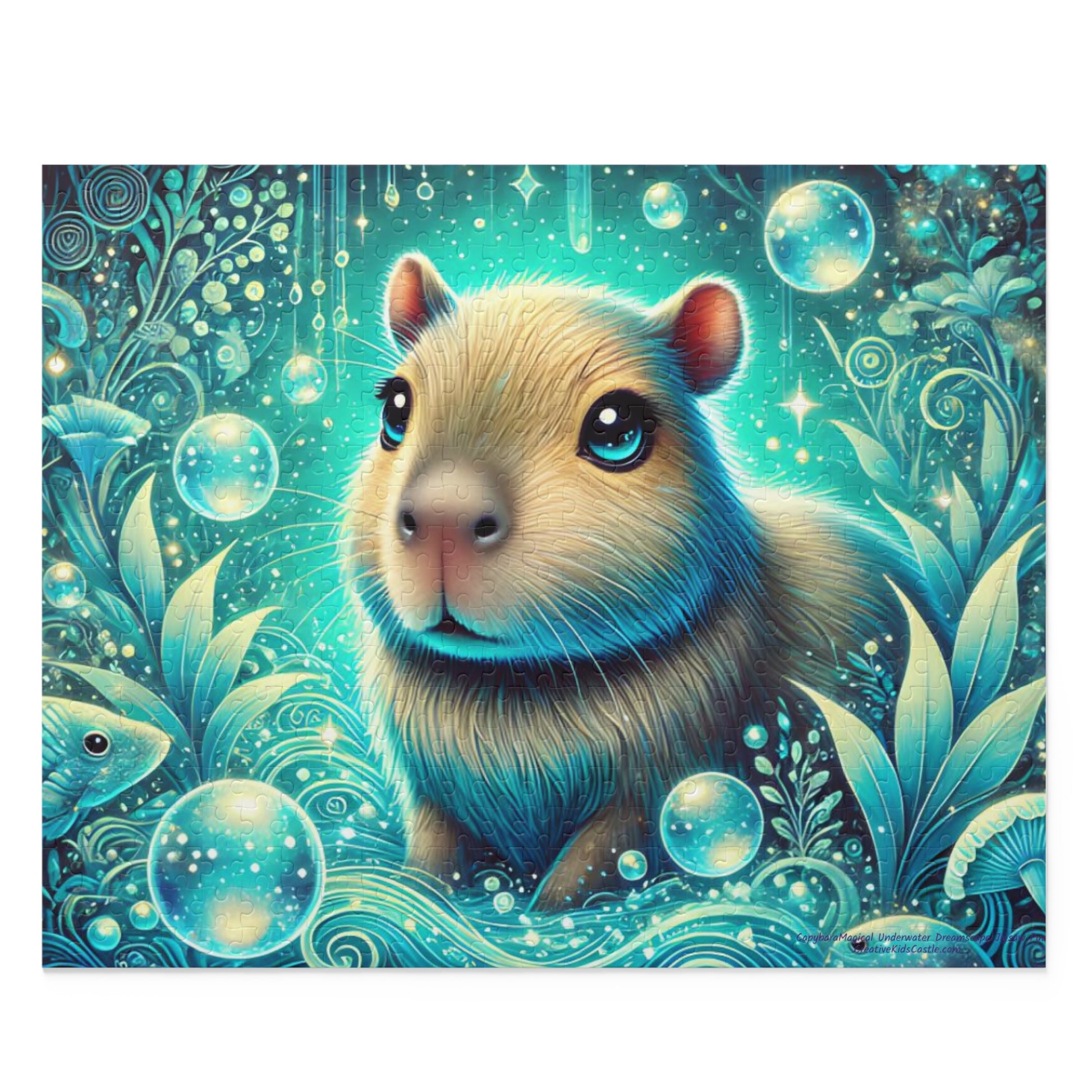 Capybara Magical Underwater Dreamscape Puzzle 500 pieces