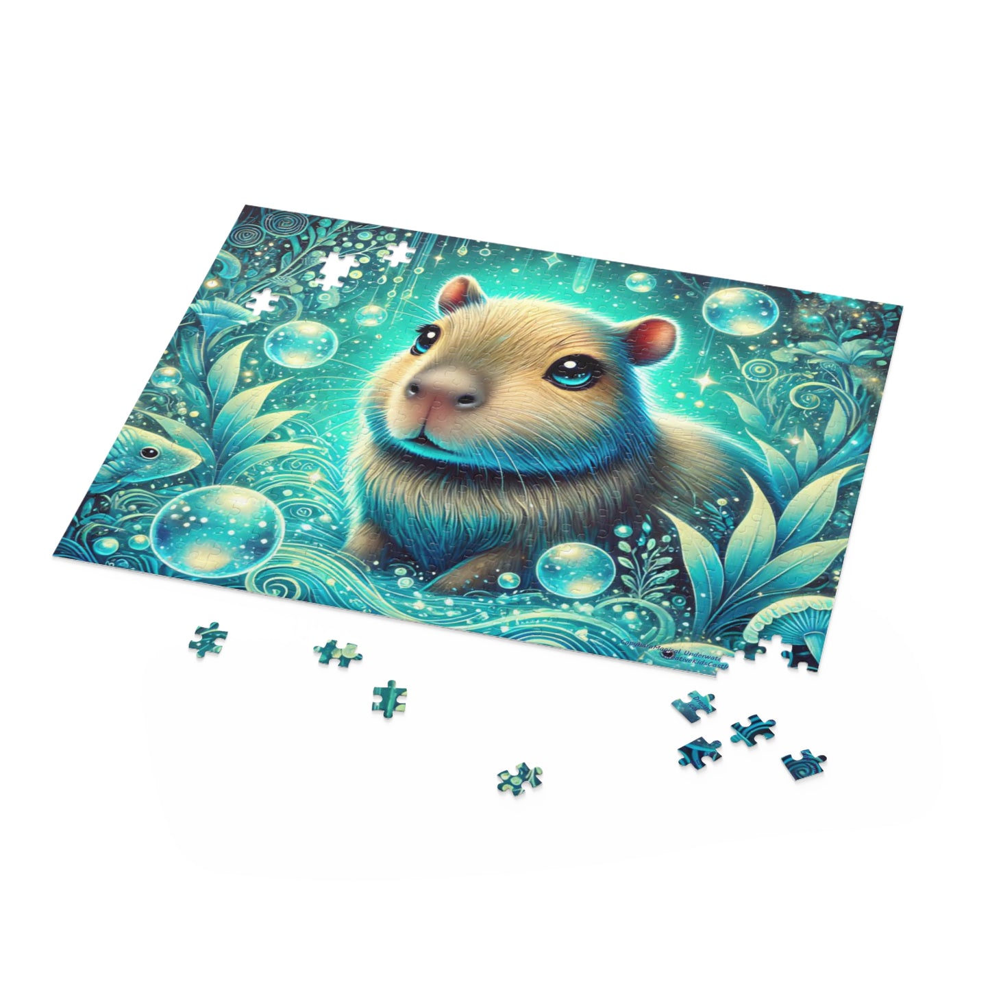 Capybara Magical Underwater Dreamscape Puzzle 500 pieces