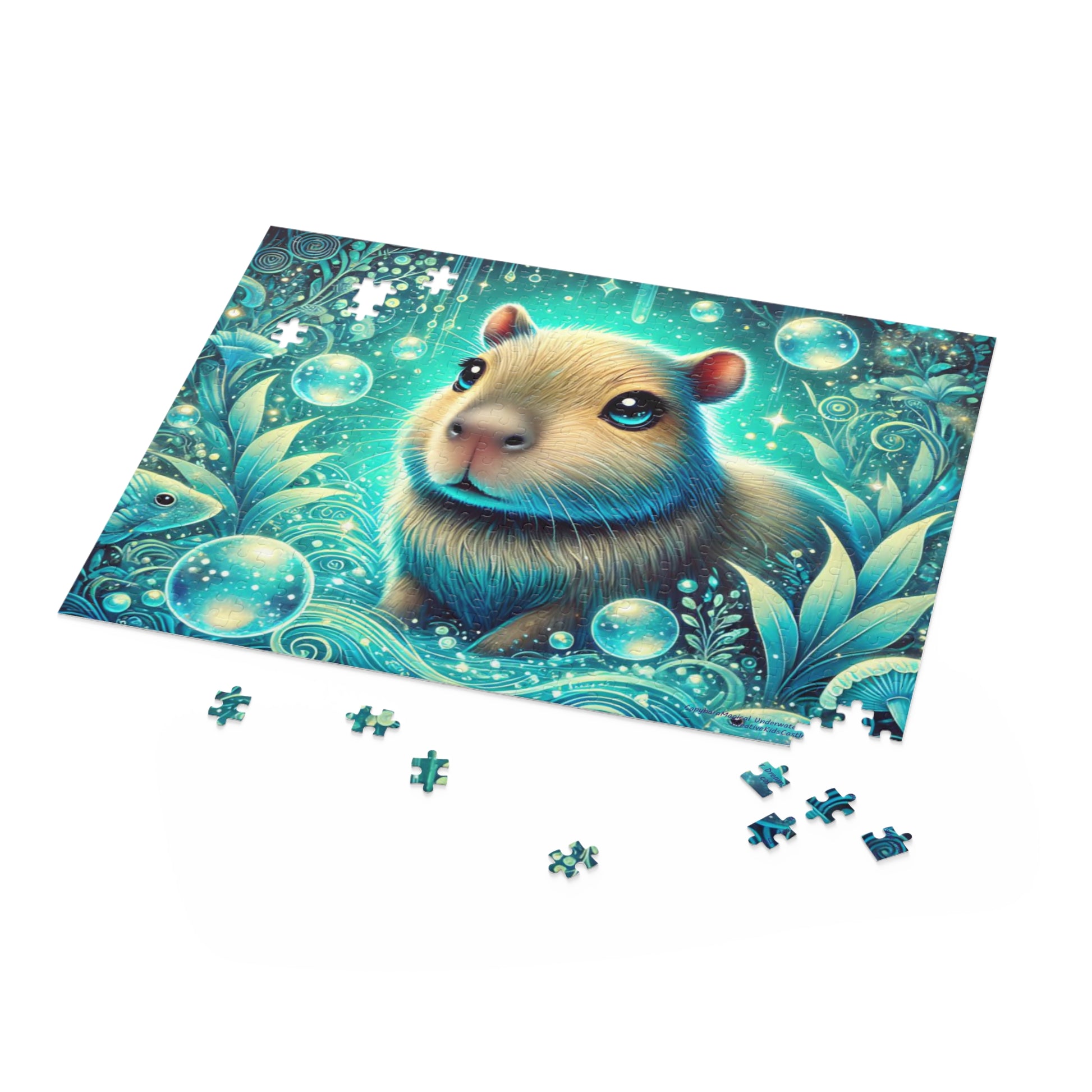 Capybara Magical Underwater Dreamscape Puzzle 500 pieces