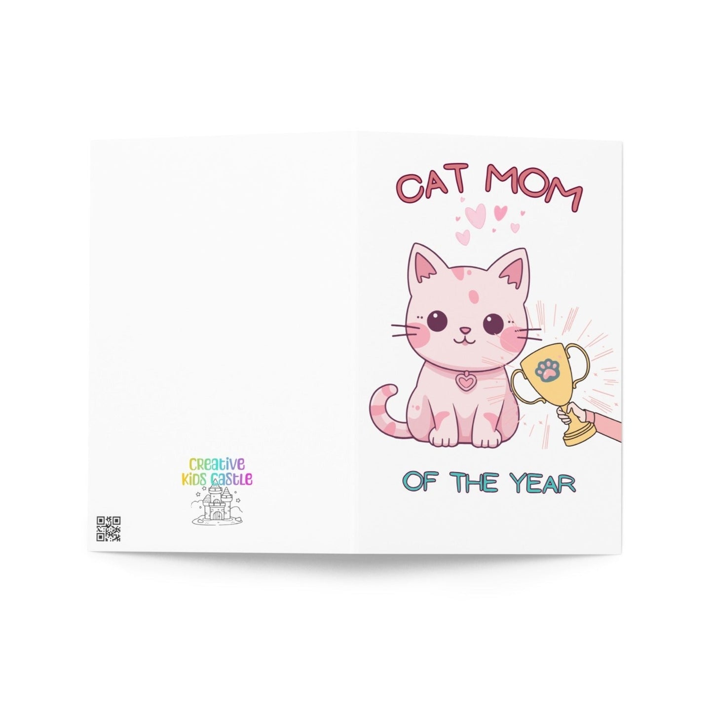 Cat Mom Of The Year Card