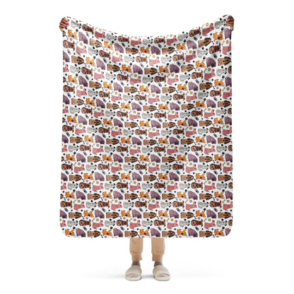Cozy Dog Pals Sherpa Blanket