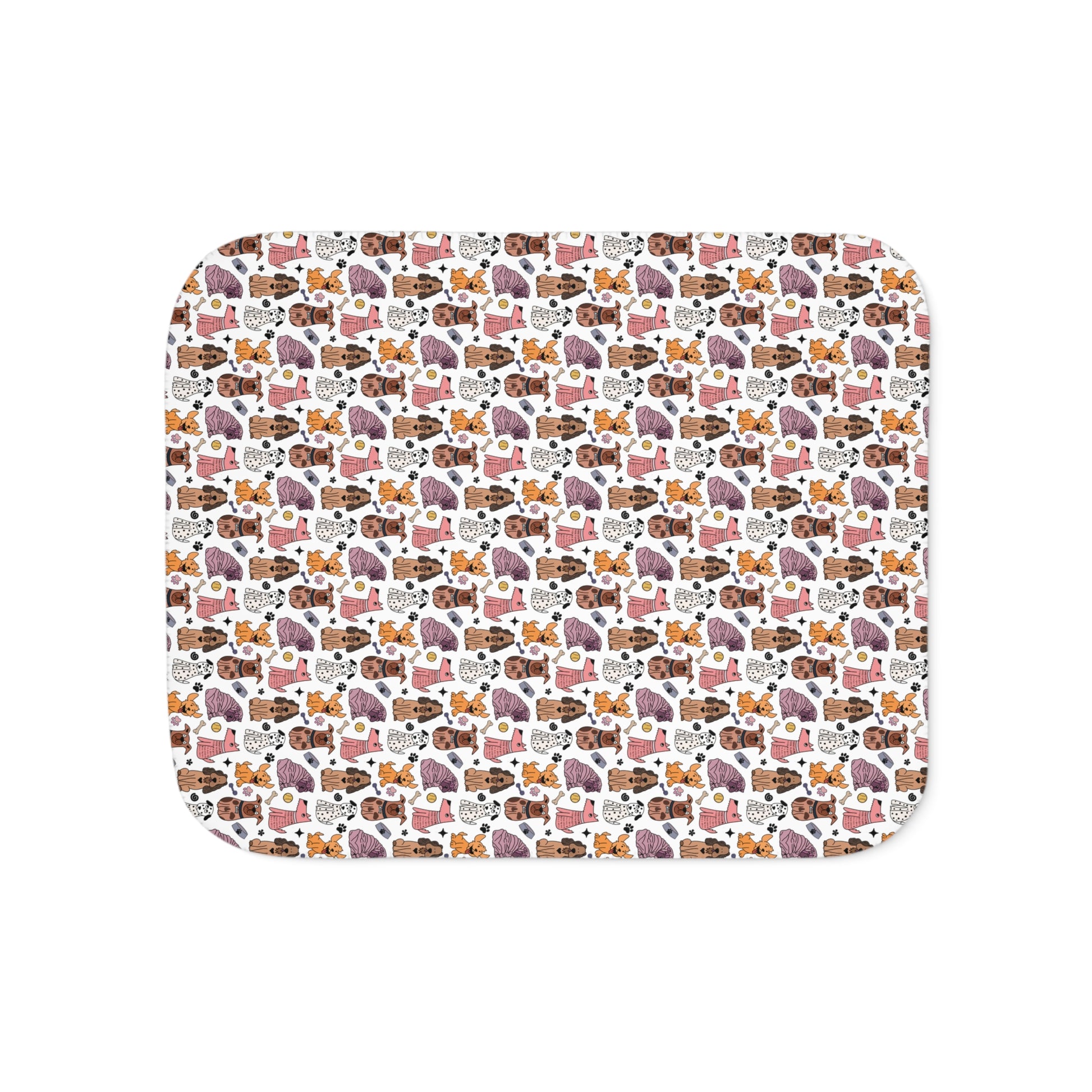 Cozy Dog Pals Sherpa Blanket